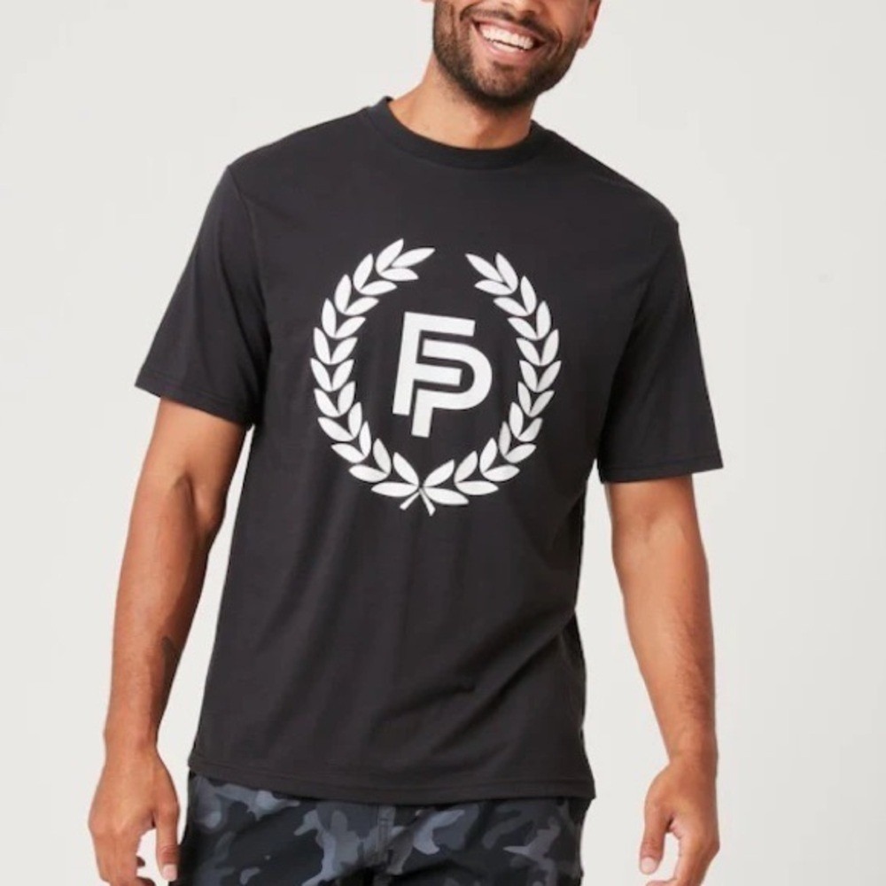 Flint Park‎ Original Logo Graphic Logo Men's T-Shirt, Black, Size M, NWT